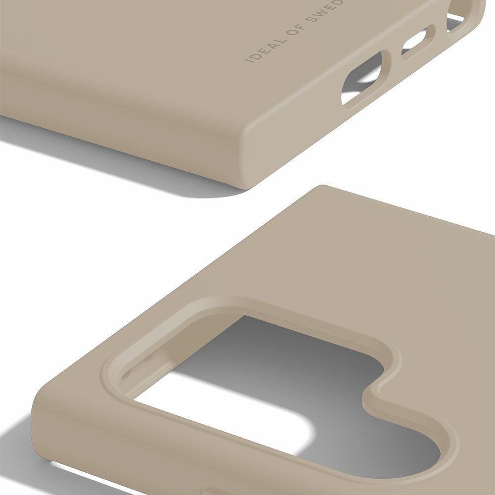 Samsung Galaxy S24 Ultra iDeal Of Sweden Silicone Case - MagSafe Kompatibel - Beige