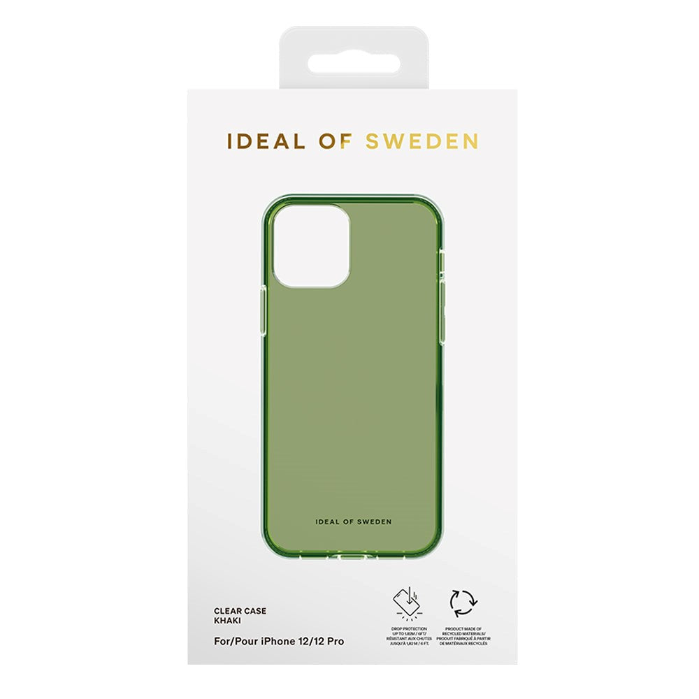 iPhone 12 / 12 Pro Ideal Of Sweden Clear Case - Khaki