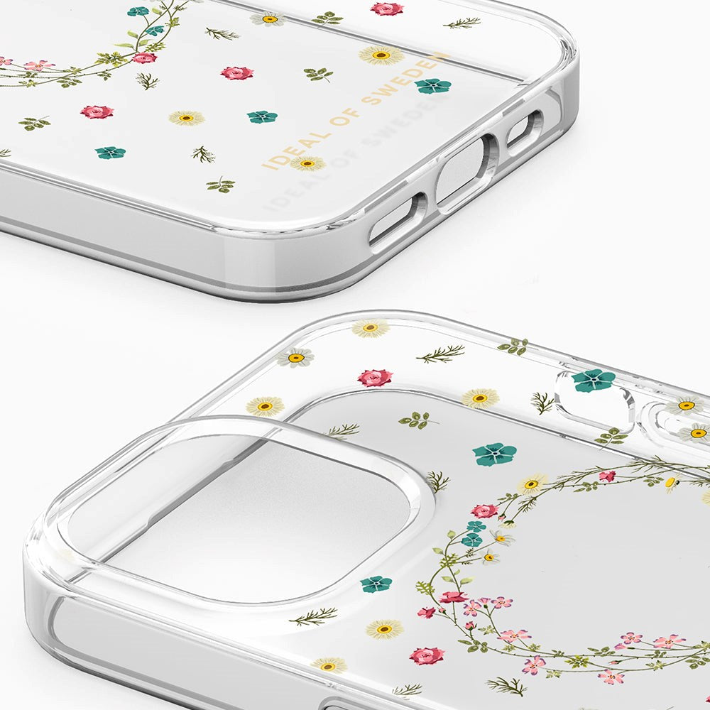 iPhone 15 iDeal Of Sweden Clear Case - Petite Floral