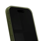 iPhone 15 Pro iDeal Of Sweden Clear Case - Khaki