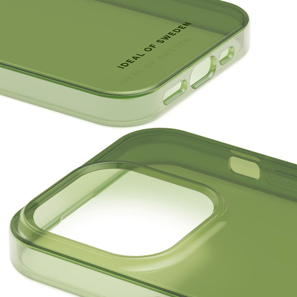 iPhone 15 Pro iDeal Of Sweden Clear Case - Khaki