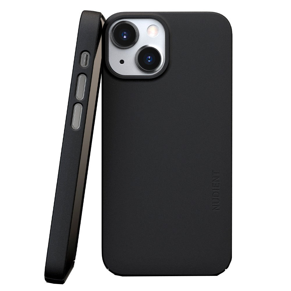 Nudient Thin Case V3 iPhone 13 Mini Bagside Cover - Ink Black