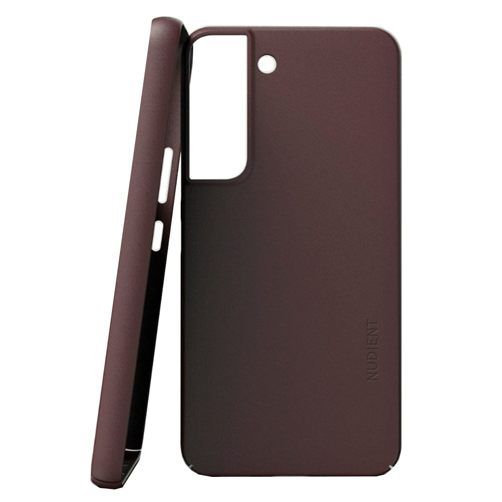 Nudient Thin Case V3 Samsung Galaxy S22 Bagside Cover - Sangria red