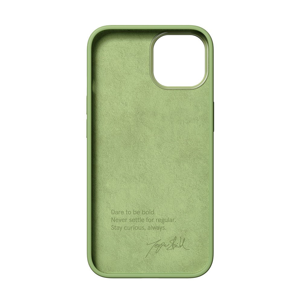 Nudient Bold iPhone 14 Case - Leafy Green