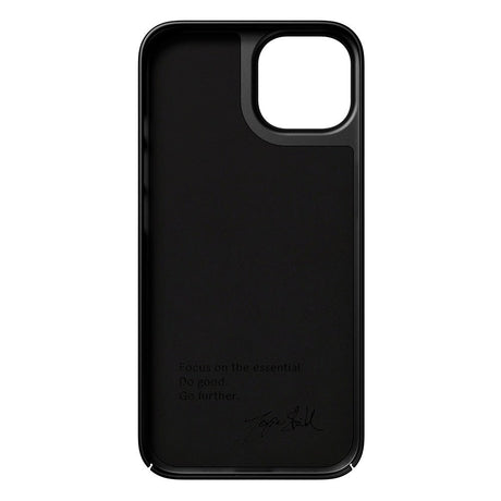 Nudient Thin Case iPhone 14 Bagside Cover - Ink Black