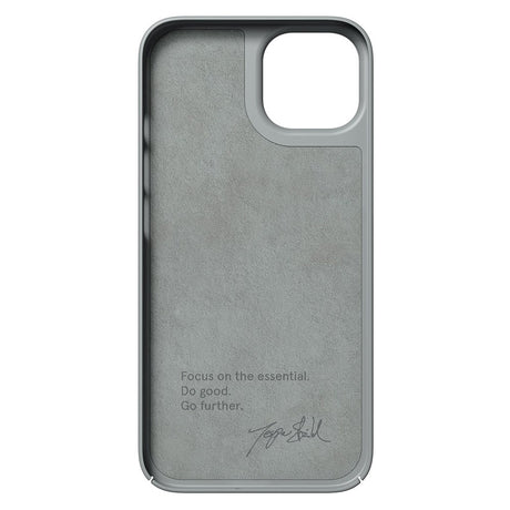 Nudient Thin Case iPhone 14 Bagside Cover - MagSafe Kompatibel - Concrete Grey