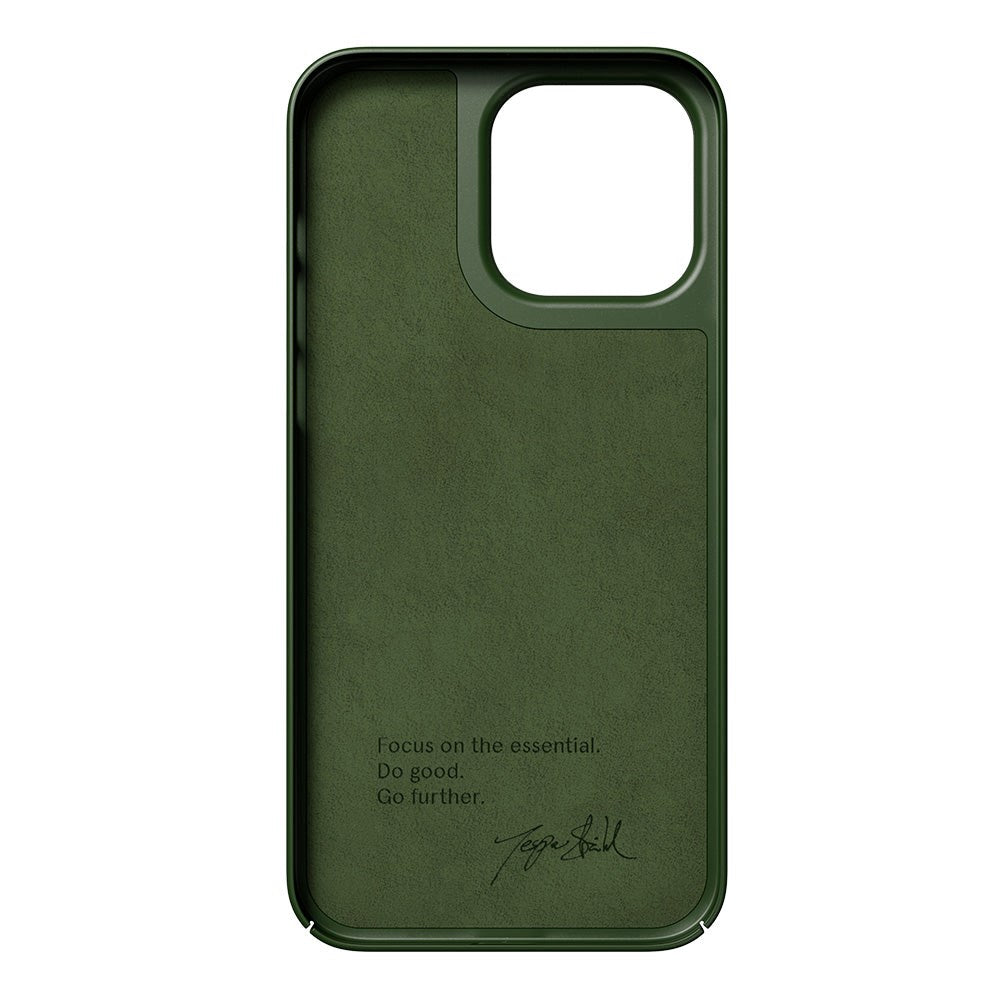 Nudient Thin Case iPhone 14 Pro Max Bagside Cover - Pine Green