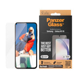 Samsung Galaxy A55 (5G) PanzerGlass Ultra Wide Fit Re:fresh Beskyttelsesglas m. EasyAligner - Platinum Strength - Gennemsigtig