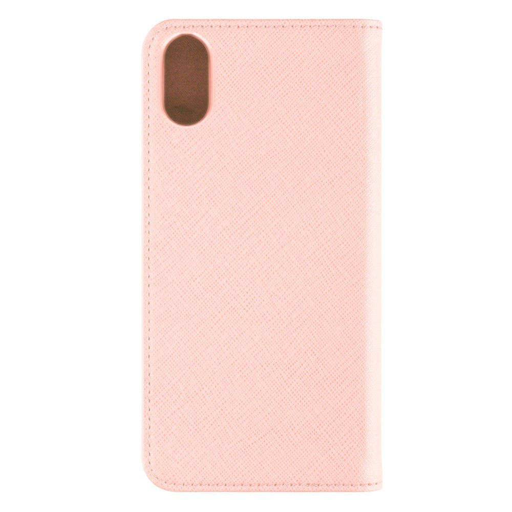 Apple iPhone X/XS La Vie Flipcover m. Kortholder - Lyserød