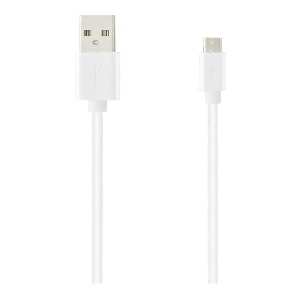 Key USB-A til Micro USB Kabel 10W - 1 Meter - Hvid