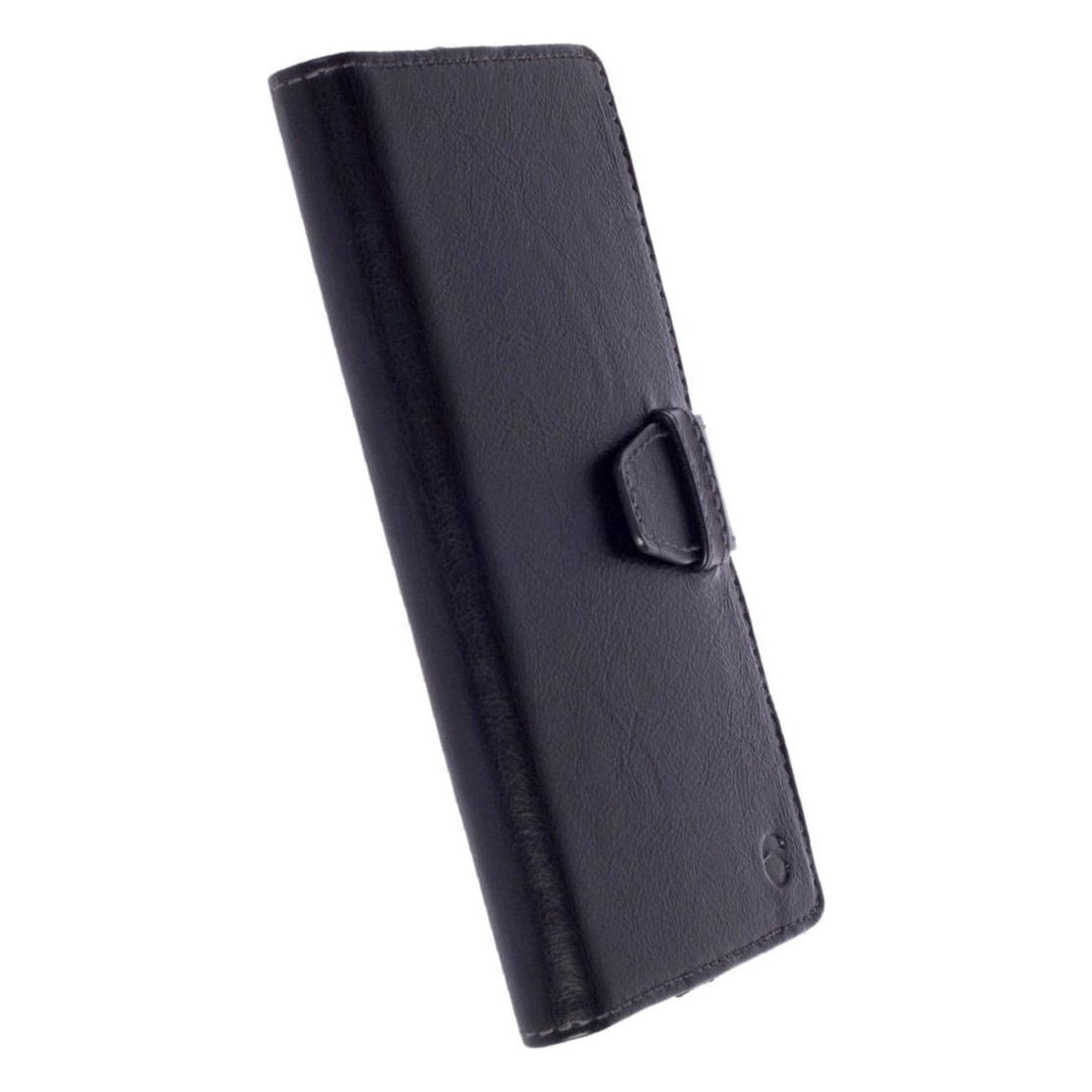 Krusell Sigtuna FolioWallet Universal Læder Flip Cover - Sort (Maks. Mobil: 155 x 75 x 10 mm)