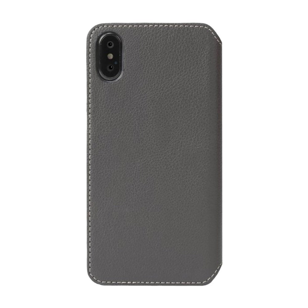 Krusell Pixbo 4 Card FolioCase iPhone Xs Max Læder Flip Cover - Grå