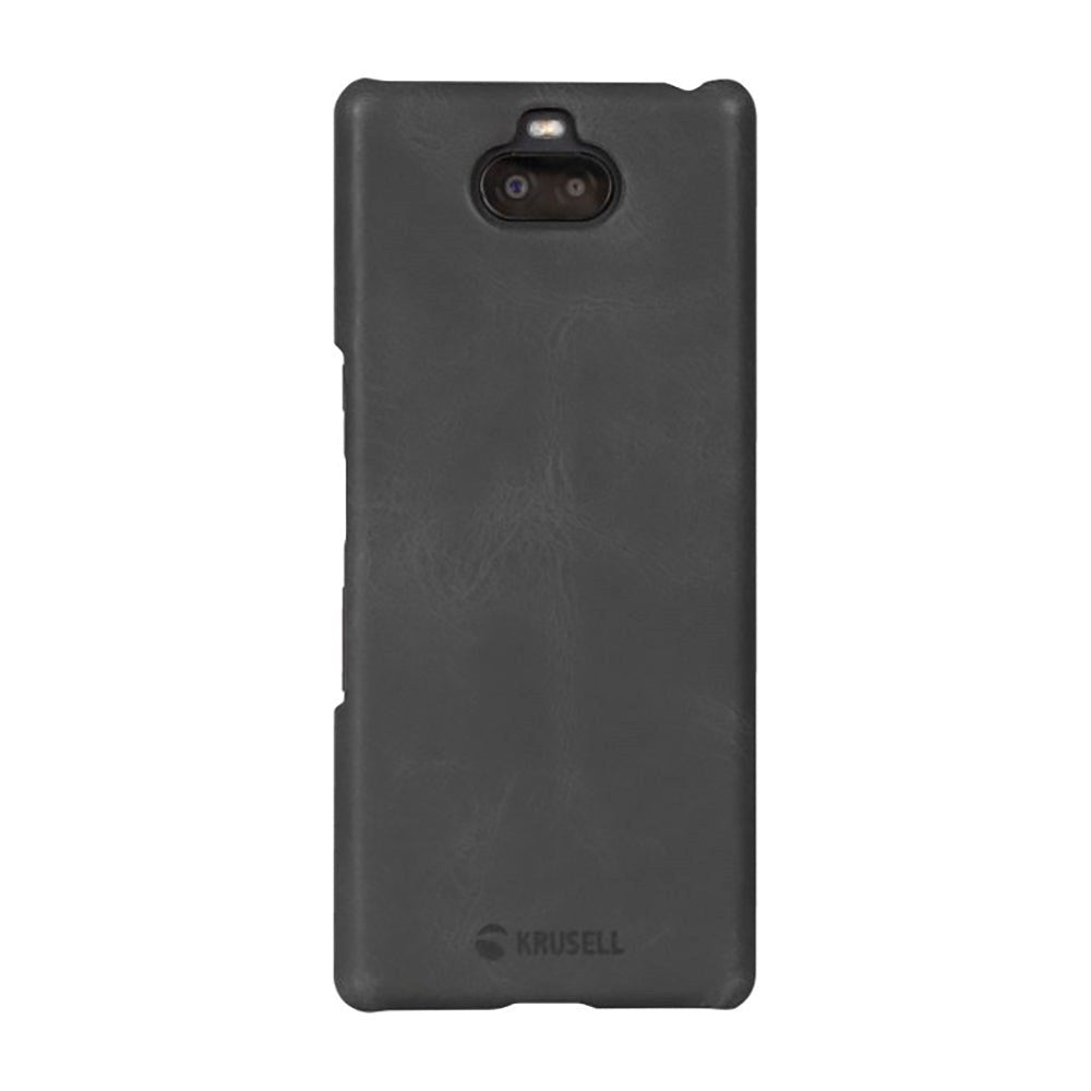 Krusell Sunne Cover Sony Xperia 10 Læder Cover - Sort