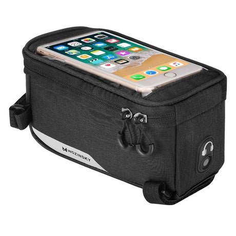 Wozinsky Cykeltaske med Mobilholder 1,5L - Sort