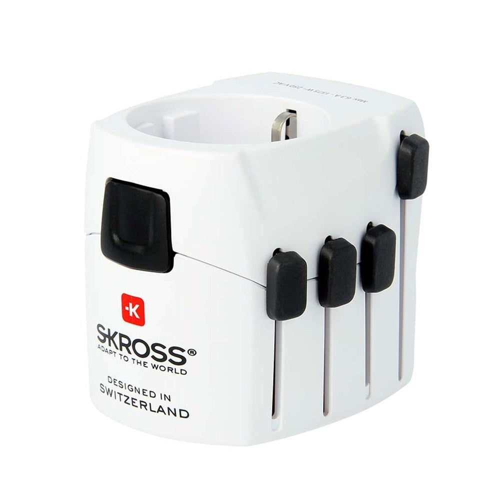 Rejseadapter Skross 4-i-1 World - Hvid