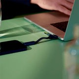 Rolling Square inCharge X USB-A og USB-C Kabel TIL Micro USB / USB-C / Lightning 6-I-1 100W - Sort