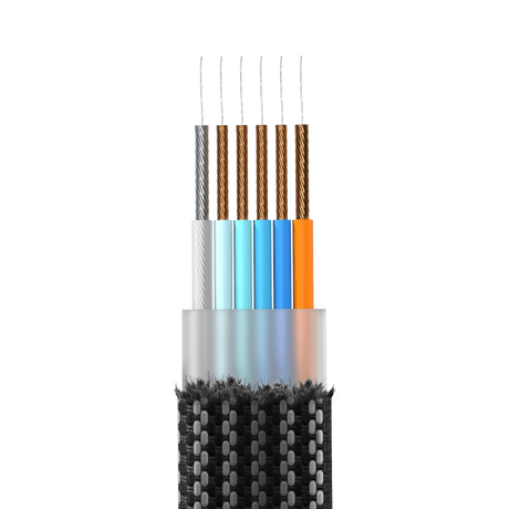 Rolling Square inCharge X USB-A og USB-C Kabel TIL Micro USB / USB-C / Lightning 6-I-1 100W - Sort