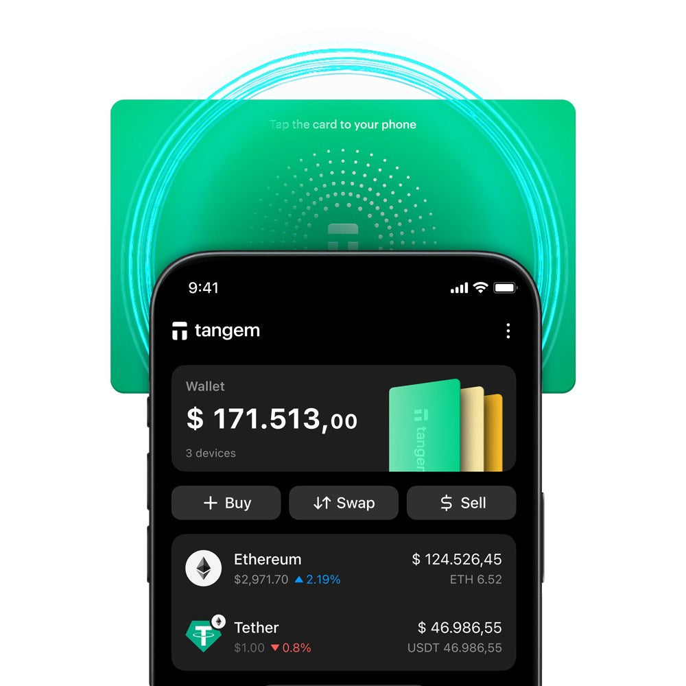 Tangem - Wallet Card - 3 stk - Sun Drop