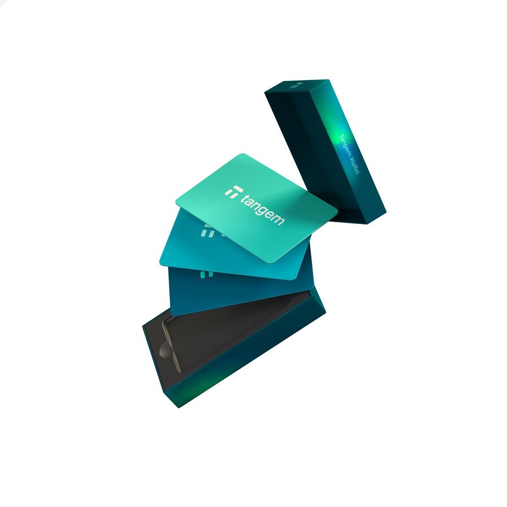 Tangem - Wallet Card - 3 stk - Electric Sea