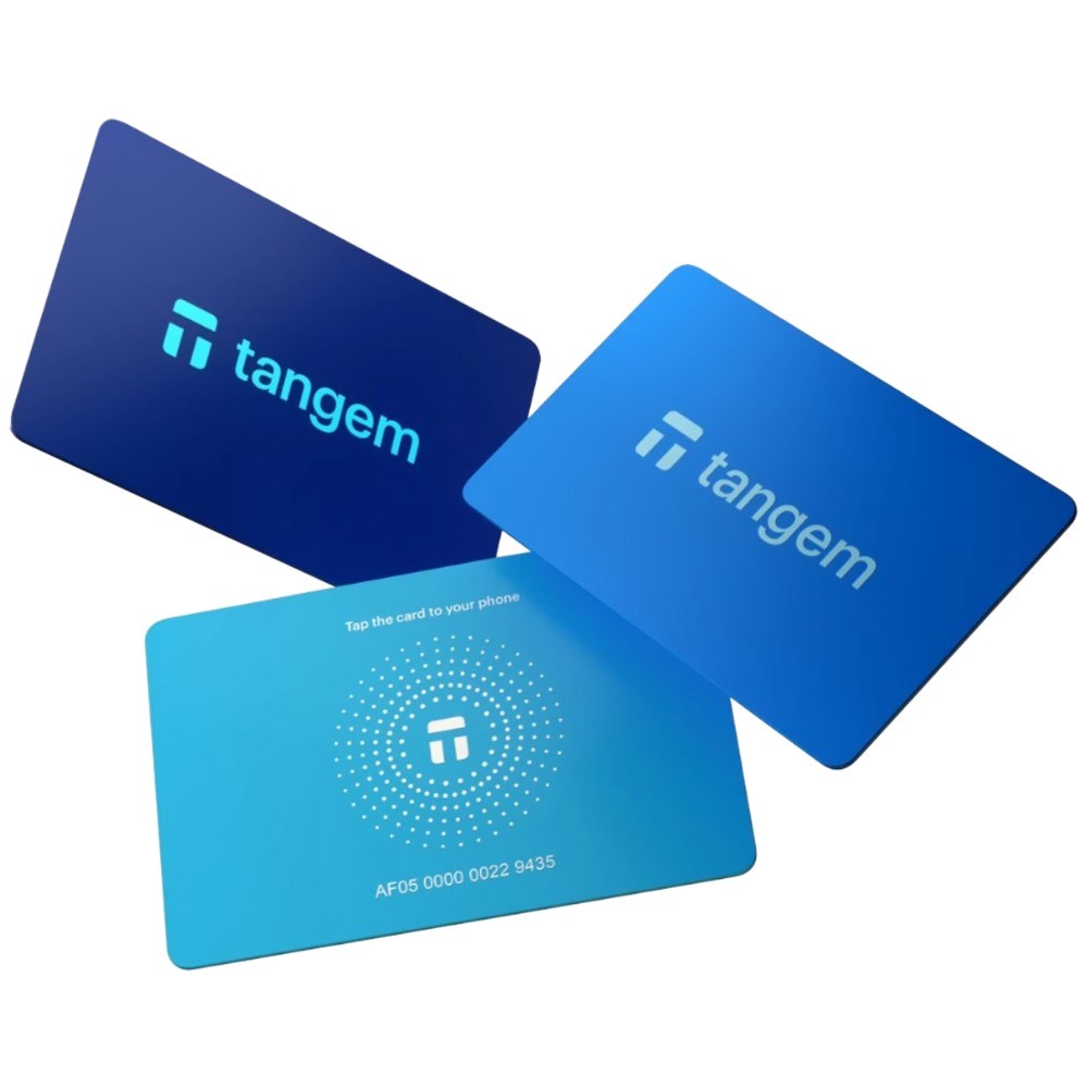 Tangem - Wallet Card - 3 stk - Electric Night