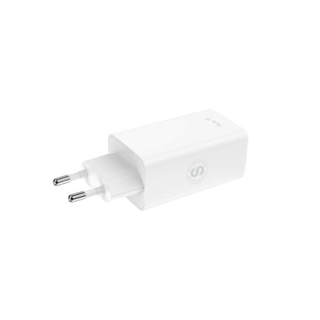 Hune Huron 65W Vægoplader - 1 x USB-C & 1 x USB-A - Hvid