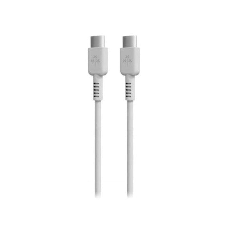 Hune Raiz USB-C til USB-C Kabel - 1 meter - Hvid