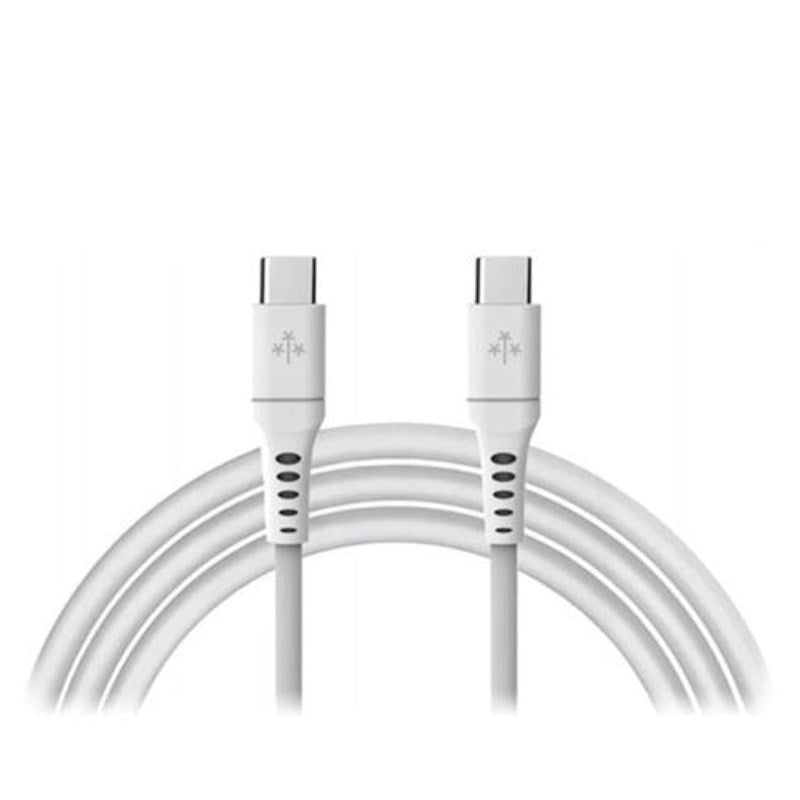 Hune Tallo USB-C til USB-C Kabel - 3 Meter - Hvid