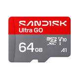 SanDisk 64GB Micro SD Ultra Go Hukommelseskort - Rød / Grå