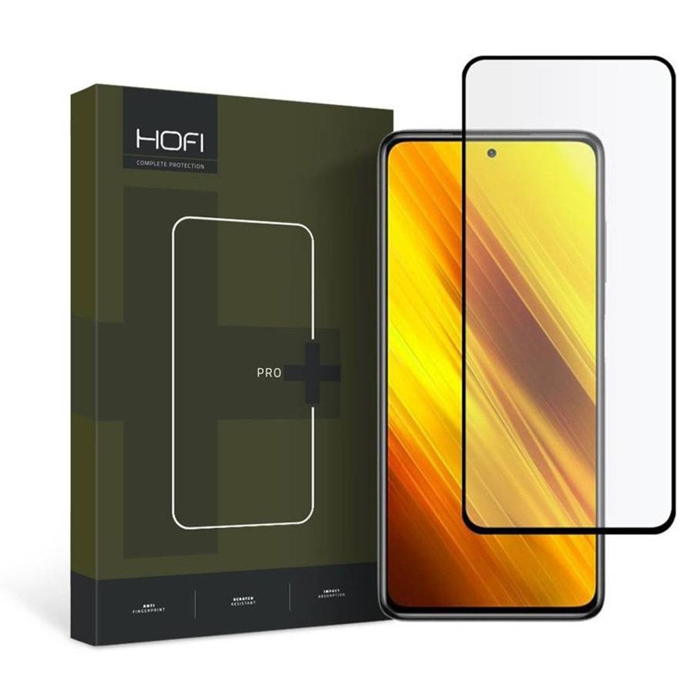 Xiaomi Poco X3 NFC / X3 Pro Hofi Full Pro+ Skærmbeskyttelse Hærdet Glas - Case Friendly - Sort Kant