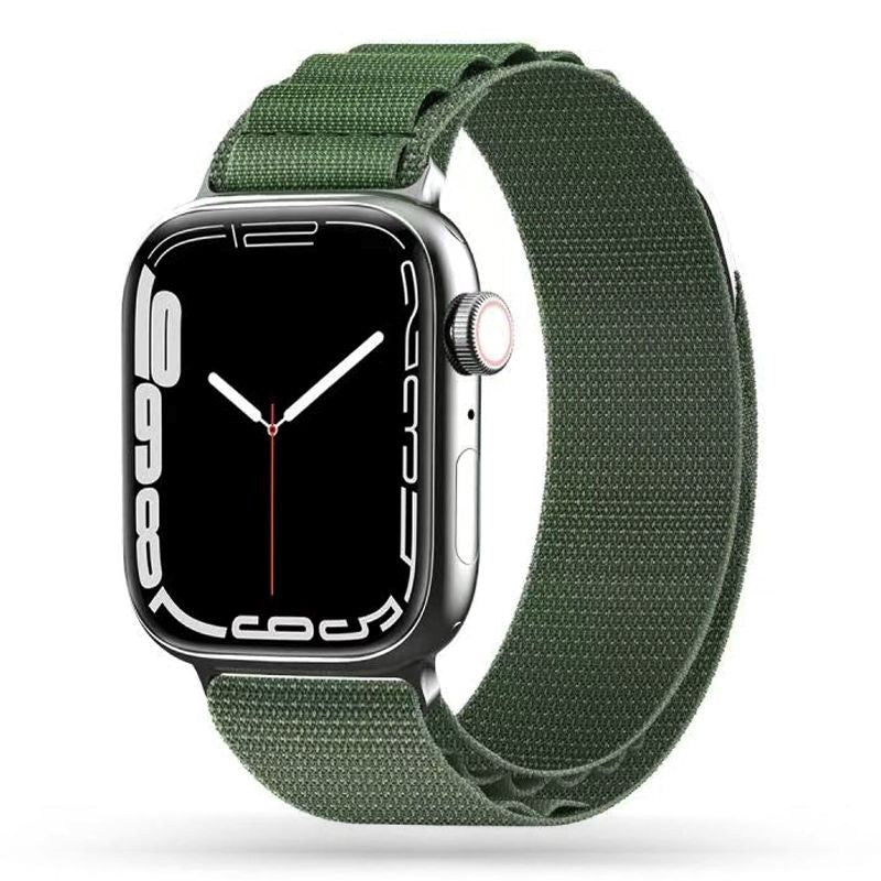 Apple Watch (42/44/SE/45/46/49mm) Tech-Protect Nylon Pro Rem - Grøn