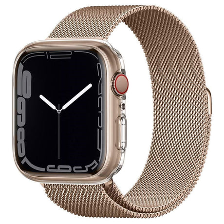 Spigen Apple Watch (44/SE/45mm) Liquid Crystal Cover - Gennemsigtig