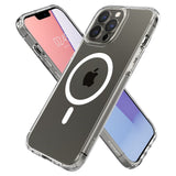 Spigen iPhone 13 Pro Max Ultra Hybrid Bagside Cover - MagSafe Kompatibel - Gennemsigtig / Hvid