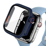 Apple Watch Tech-Protect DEFENSE360 Smartwatch Case m. Skærmbeskyttelse - 9/8/7 (45mm) - Navy / Orange