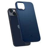 iPhone 14 Spigen Thin Fit Bagside Cover - Navy