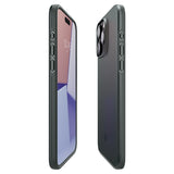 iPhone 15 Pro Spigen Thin Fit Case - Abyss Green