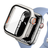 Apple Watch Tech-Protect DEFENSE360 Smartwatch Case m. Skærmbeskyttelse - 9/8/7 (45mm) - Titanium / Orange