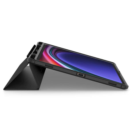 Samsung Galaxy Tab S9+ (Plus) Spigen Ultra Hybrid Pro Flip Cover - Gennemsigtig / Sort