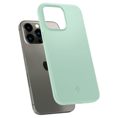 iPhone 14 Spigen Thin Fit Bagside Cover - Mint Grøn