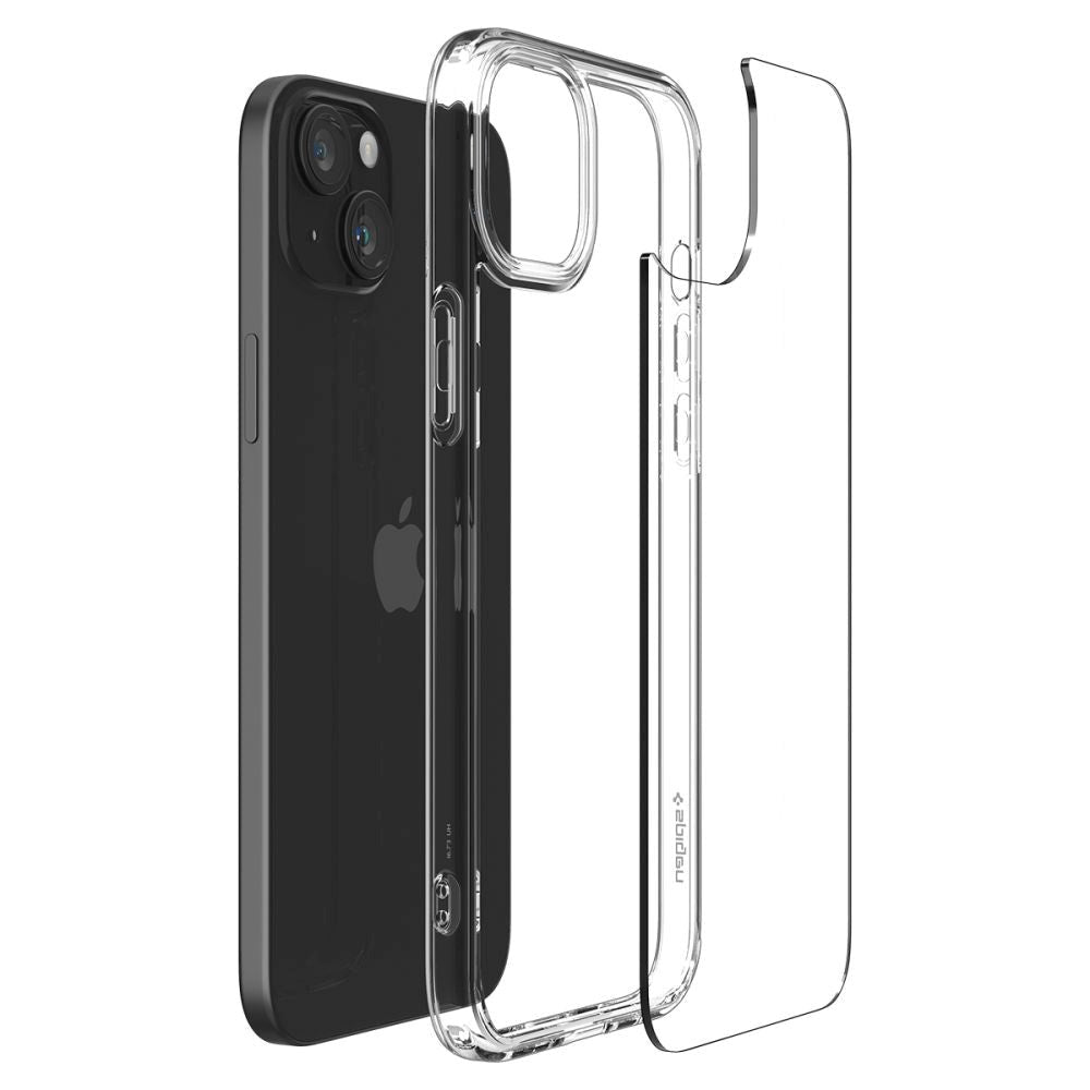 iPhone 15 Spigen Ultra Hybrid Case - Gennemsigtig