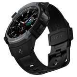 Samsung Galaxy Watch 4 Classic (46mm) SPIGEN Rugged Armor Pro Case - Plastik Cover m. Rem - Koksgrå