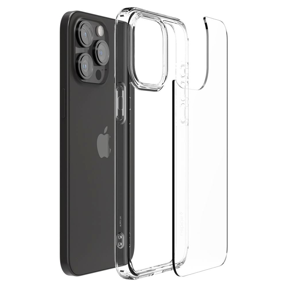 iPhone 15 Pro Max Spigen Ultra Hybrid Case - Gennemsigtig