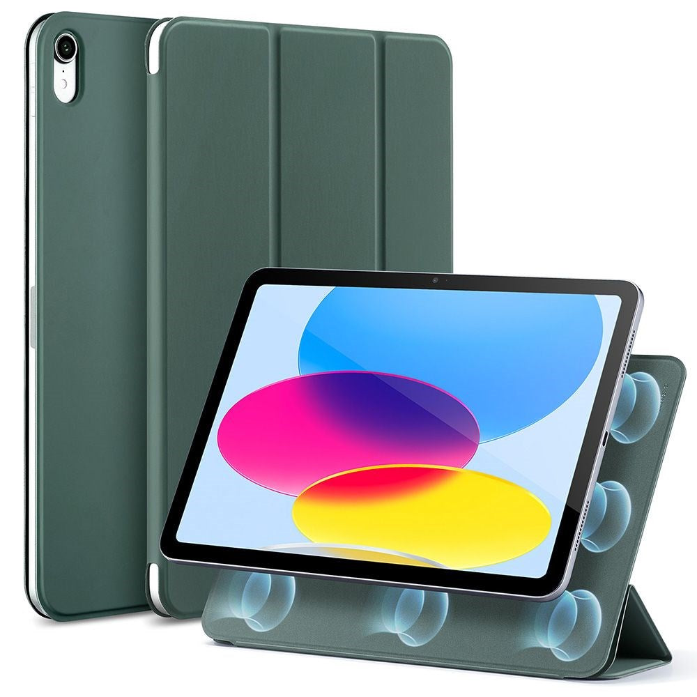 iPad 10.9" (2022) ESR Rebound Magnetic Flip Cover - Forest Green