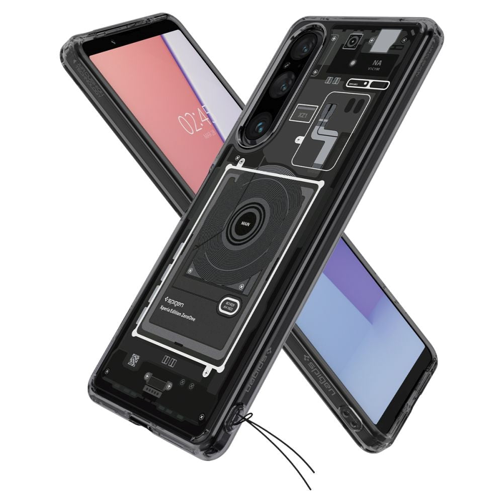 Sony Xperia 1 V Spigen Ultra Hybrid Bagside Cover - Zero-One