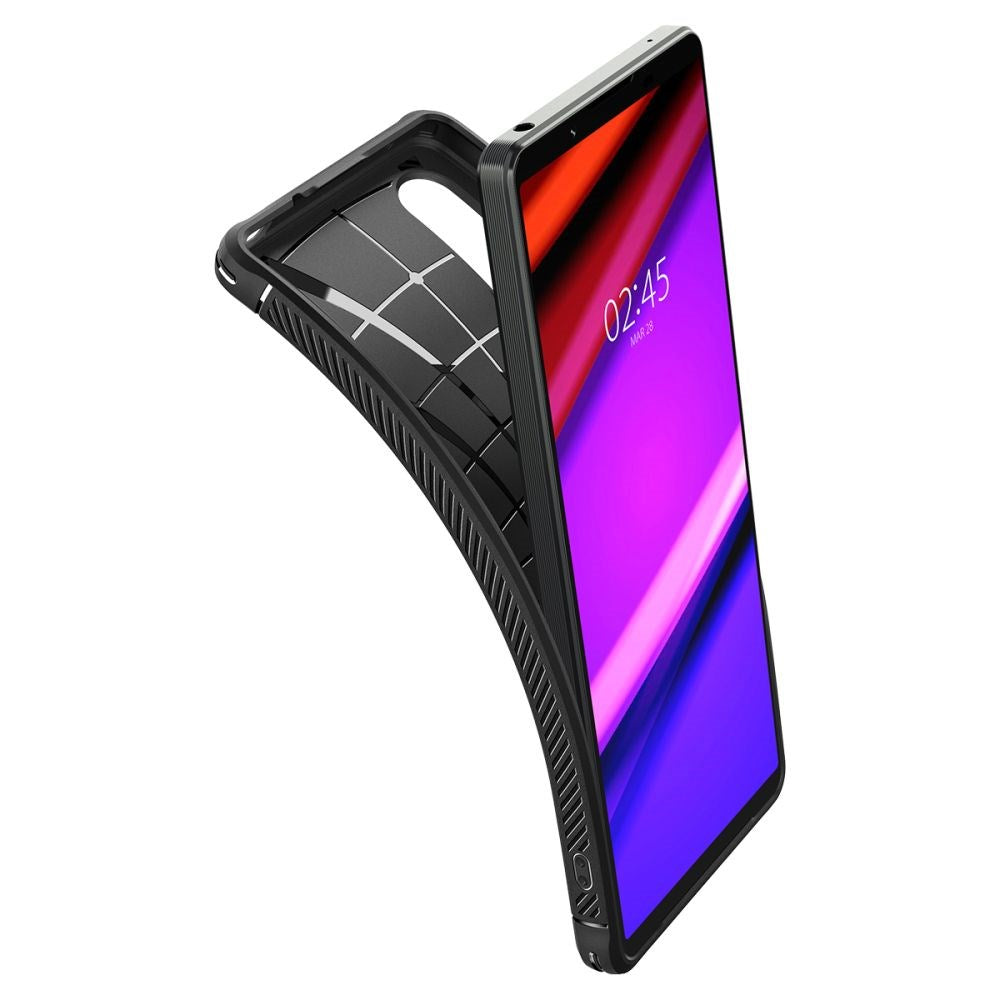 Sony Xperia 1 V Spigen Rugged Armor Bagside Cover - Mat Sort