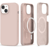 iPhone 15 Tech-Protect Silikone Case - MagSafe Kompatibel - Candy Pink