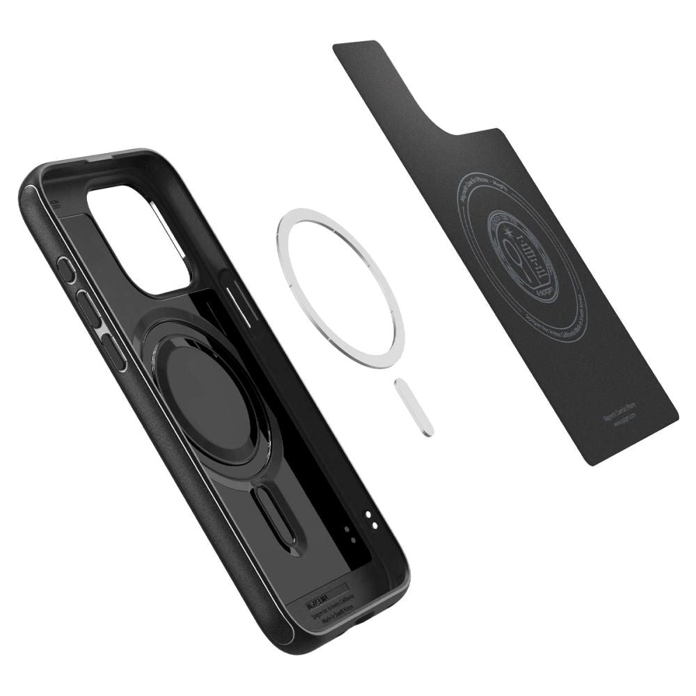 iPhone 15 Pro Spigen Mag Armor Bagside Cover - MagSafe Kompatibel - Matte Black