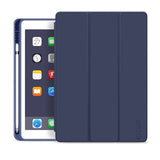 Tech-Protect Smartcase iPad 10.2'' (2019 / 2020 / 2021) Tri-fold Cover m. Pen Holder - Navy