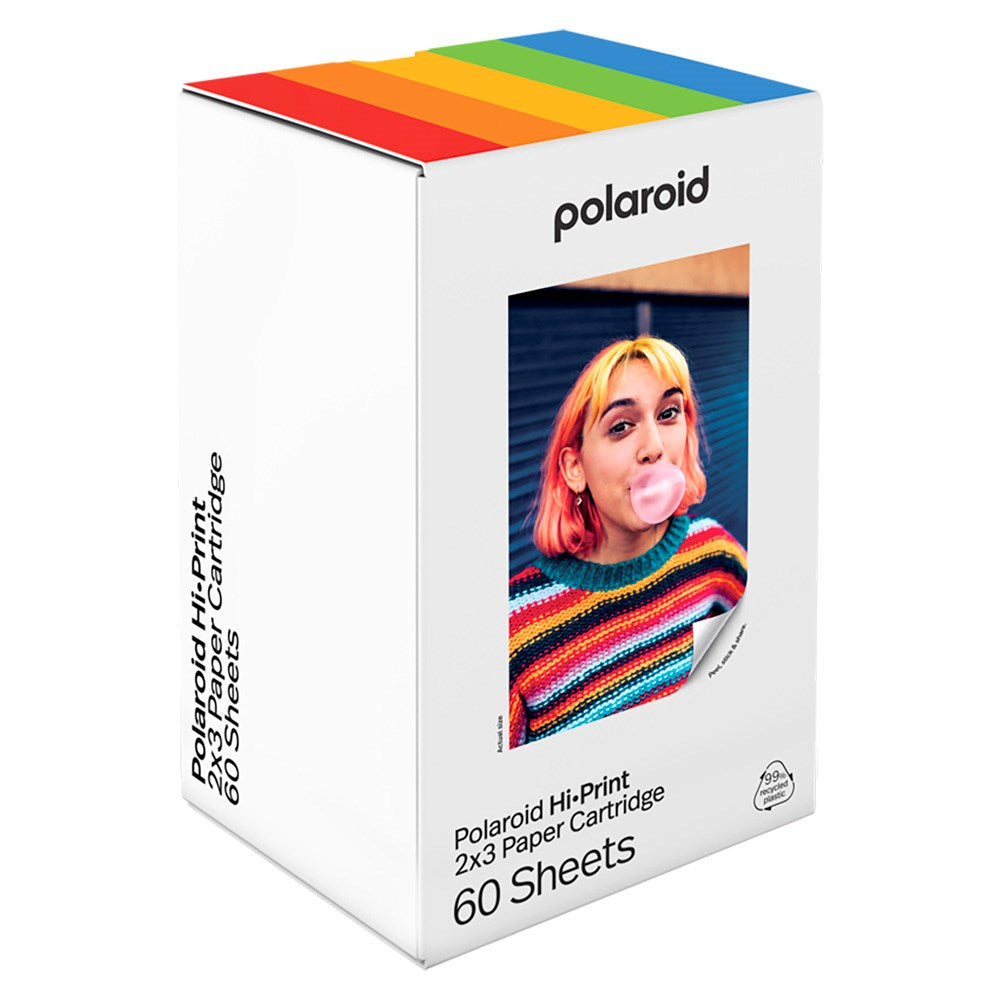 Polaroid Hi-Print Gen. 2 Printerpapir til Mobilprinter - 60 Stk. - Hvid