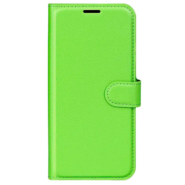 Samsung Galaxy A25 (5G) Litchi Læder Flip Cover m. Pung - Grøn