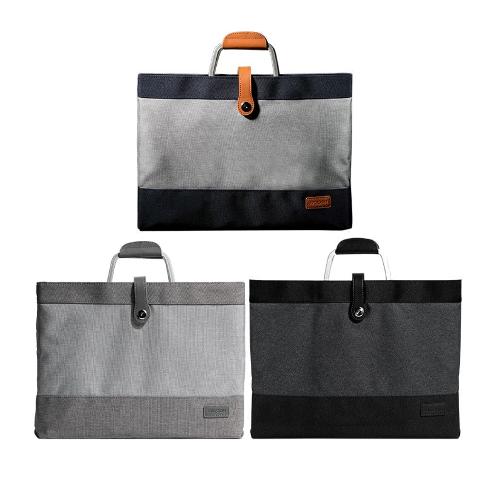 Joyroom Reish Series Business Taske Til MacBook 15" Grå / Brun